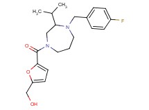 (5-{[4-(4-fluorobenzyl)-3-isopropyl-1,4-diazepan-1-yl]carbonyl}-2-furyl)methanol