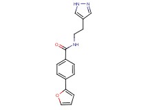 4-(2-furyl)-N-[2-(1H-pyrazol-4-yl)ethyl]benzamide