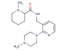 1-methyl-N-{[2-(4-methyl-1-piperazinyl)-3-pyridinyl]methyl}-2-piperidinecarboxamide