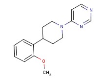 4-[4-(2-methoxyphenyl)piperidin-1-yl]pyrimidine