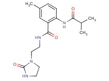2-(isobutyrylamino)-5-methyl-N-[2-(2-oxoimidazolidin-1-yl)ethyl]benzamide