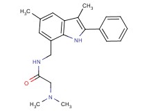 N~1~-[(3,5-dimethyl-2-phenyl-1H-indol-7-yl)methyl]-N~2~,N~2~-dimethylglycinamide
