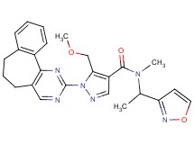 1-(6,7-dihydro-5H-benzo[6,7]cyclohepta[1,2-d]pyrimidin-2-yl)-N-[1-(3-isoxazolyl)ethyl]-5-(methoxymethyl)-N-methyl-1H-pyrazole-4-carboxamide