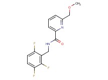 6-(methoxymethyl)-N-(2,3,6-trifluorobenzyl)pyridine-2-carboxamide