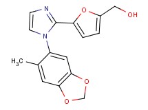 {5-[1-(6-methyl-1,3-benzodioxol-5-yl)-1H-imidazol-2-yl]-2-furyl}methanol