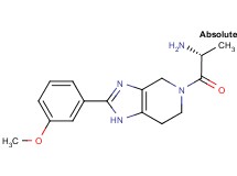 {(1R)-2-[2-(3-methoxyphenyl)-1,4,6,7-tetrahydro-5H-imidazo[4,5-c]pyridin-5-yl]-1-methyl-2-oxoethyl}amine dihydrochloride