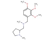 N-methyl-1-(1-methyl-2-pyrrolidinyl)-N-(2,3,4-trimethoxybenzyl)methanamine bis(trifluoroacetate)