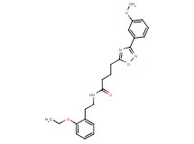 N-[2-(2-ethoxyphenyl)ethyl]-4-[3-(3-methoxyphenyl)-1,2,4-oxadiazol-5-yl]butanamide