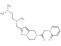 1-{2-[2-{[[2-(dimethylamino)ethyl](methyl)amino]methyl}-6,7-dihydropyrazolo[1,5-a]pyrazin-5(4H)-yl]-2-oxoethyl}-2(1H)-pyridinone