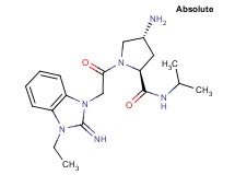 (4R)-4-amino-1-[(3-ethyl-2-imino-2,3-dihydro-1H-benzimidazol-1-yl)acetyl]-N-isopropyl-L-prolinamide