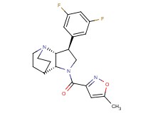 (3S*,3aR*,7aR*)-3-(3,5-difluorophenyl)-1-[(5-methylisoxazol-3-yl)carbonyl]octahydro-4,7-ethanopyrrolo[3,2-b]pyridine
