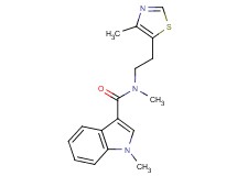 N,1-dimethyl-N-[2-(4-methyl-1,3-thiazol-5-yl)ethyl]-1H-indole-3-carboxamide