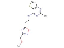 N-{2-[3-(methoxymethyl)-1,2,4-oxadiazol-5-yl]ethyl}-2-methylthieno[3,2-d]pyrimidin-4-amine