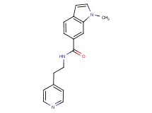 1-methyl-N-[2-(4-pyridinyl)ethyl]-1H-indole-6-carboxamide