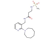 N~1~-[(2-azocan-1-ylpyridin-3-yl)methyl]-N~3~-(methylsulfonyl)-beta-alaninamide