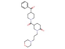 5-[(4-benzoyl-1-piperidinyl)carbonyl]-1-[3-(4-morpholinyl)propyl]-2-piperidinone