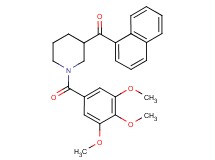 1-naphthyl[1-(3,4,5-trimethoxybenzoyl)-3-piperidinyl]methanone