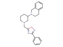 2-{1-[(3-phenyl-1,2,4-oxadiazol-5-yl)methyl]-3-piperidinyl}-1,2,3,4-tetrahydroisoquinoline