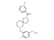 7-(2-fluoro-5-methoxybenzyl)-2-[(1-oxido-3-pyridinyl)carbonyl]-2,7-diazaspiro[4.5]decane