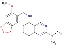N~5~-[(6-methoxy-1,3-benzodioxol-5-yl)methyl]-N~2~,N~2~-dimethyl-5,6,7,8-tetrahydro-2,5-quinazolinediamine
