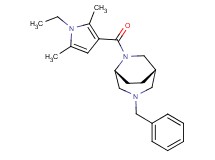 (1S*,5R*)-3-benzyl-6-[(1-ethyl-2,5-dimethyl-1H-pyrrol-3-yl)carbonyl]-3,6-diazabicyclo[3.2.2]nonane