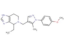 4-ethyl-5-{[1-(4-methoxyphenyl)-5-methyl-1H-pyrazol-4-yl]methyl}-4,5,6,7-tetrahydro-1H-imidazo[4,5-c]pyridine