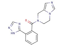 7-[2-(1H-1,2,4-triazol-5-yl)benzoyl]-5,6,7,8-tetrahydroimidazo[1,5-a]pyrazine