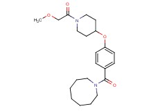 1-(4-{[1-(methoxyacetyl)-4-piperidinyl]oxy}benzoyl)azocane