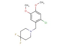 1-(2-chloro-4,5-dimethoxybenzyl)-4,4-difluoropiperidine