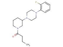 1-(1-butyryl-3-piperidinyl)-4-(2-fluorophenyl)piperazine
