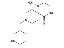1-methyl-9-(3-piperidinylmethyl)-1,4,9-triazaspiro[5.5]undecan-5-one dihydrochloride