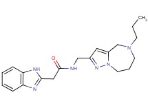 2-(1H-benzimidazol-2-yl)-N-[(5-propyl-5,6,7,8-tetrahydro-4H-pyrazolo[1,5-a][1,4]diazepin-2-yl)methyl]acetamide