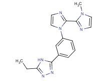 1-[3-(5-ethyl-4H-1,2,4-triazol-3-yl)phenyl]-1'-methyl-1H,1'H-2,2'-biimidazole