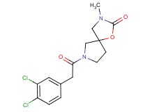 7-[(3,4-dichlorophenyl)acetyl]-3-methyl-1-oxa-3,7-diazaspiro[4.4]nonan-2-one