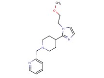 2-({4-[1-(2-methoxyethyl)-1H-imidazol-2-yl]-1-piperidinyl}methyl)pyridine