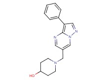 1-[(3-phenylpyrazolo[1,5-a]pyrimidin-6-yl)methyl]piperidin-4-ol