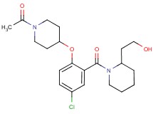 2-(1-{2-[(1-acetyl-4-piperidinyl)oxy]-5-chlorobenzoyl}-2-piperidinyl)ethanol