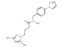 4-(3,5-dimethyl-1H-pyrazol-1-yl)-N-methyl-N-[4-(1H-pyrazol-1-yl)benzyl]butanamide