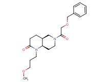 (4aS*,8aR*)-6-[(benzyloxy)acetyl]-1-(3-methoxypropyl)octahydro-1,6-naphthyridin-2(1H)-one
