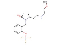 5-{2-[(2-methoxyethyl)amino]ethyl}-1-[2-(trifluoromethoxy)benzyl]-2-pyrrolidinone
