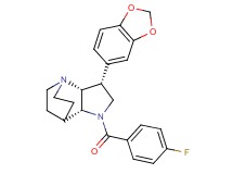(3R*,3aR*,7aR*)-3-(1,3-benzodioxol-5-yl)-1-(4-fluorobenzoyl)octahydro-4,7-ethanopyrrolo[3,2-b]pyridine
