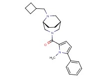 (1R*,5R*)-6-(cyclobutylmethyl)-3-[(1-methyl-5-phenyl-1H-pyrrol-2-yl)carbonyl]-3,6-diazabicyclo[3.2.2]nonane