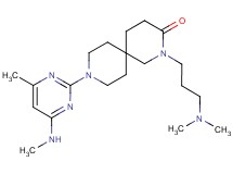 2-[3-(dimethylamino)propyl]-9-[4-methyl-6-(methylamino)pyrimidin-2-yl]-2,9-diazaspiro[5.5]undecan-3-one