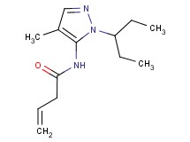 N-[1-(1-ethylpropyl)-4-methyl-1H-pyrazol-5-yl]but-3-enamide