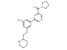 3-(2-piperidin-2-ylethyl)-5-[6-(pyrrolidin-1-ylcarbonyl)pyrazin-2-yl]phenol