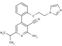 2-amino-4-{2-[2-(1H-imidazol-1-yl)ethoxy]phenyl}-6-isopropylnicotinonitrile