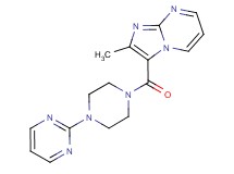 2-methyl-3-[(4-pyrimidin-2-ylpiperazin-1-yl)carbonyl]imidazo[1,2-a]pyrimidine