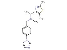 1-(2,5-dimethyl-1,3-thiazol-4-yl)-N-[4-(1H-imidazol-1-yl)benzyl]-N-methylethanamine
