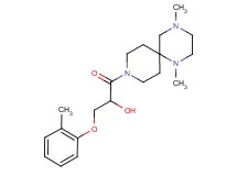 1-(1,4-dimethyl-1,4,9-triazaspiro[5.5]undec-9-yl)-3-(2-methylphenoxy)-1-oxopropan-2-ol
