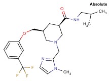 (3R,5S)-N-isobutyl-1-[(1-methyl-1H-imidazol-2-yl)methyl]-5-{[3-(trifluoromethyl)phenoxy]methyl}-3-piperidinecarboxamide